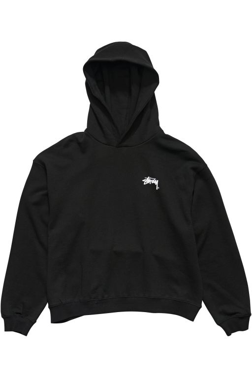 Stussy Womens Player Fleece Hood Leisure Sets Black - NVQCL1658